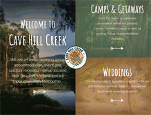 Tablet Screenshot of cavehillcreek.com.au